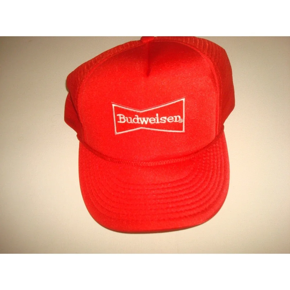 BUD BUDWEISER BEER BEACH   00S‎ SNAPBACK  HAT CAP VINTAGE DEADSTOCK B1
